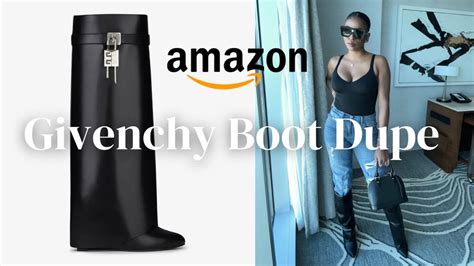 botte givenchy dupe|givenchy shark lock boot dupe.